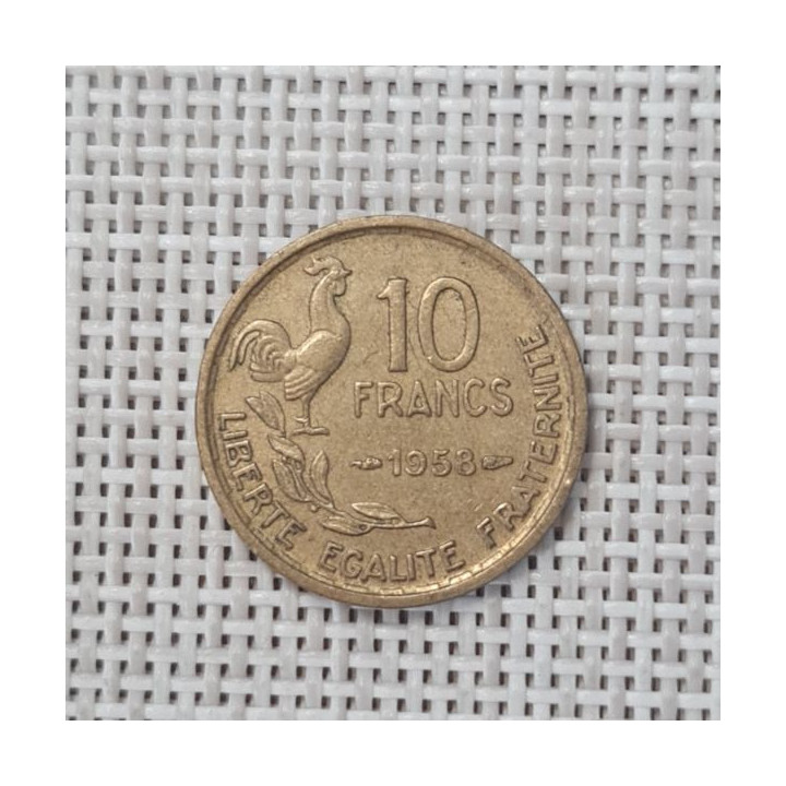 France 10 Francs 1958 KM-915 VF
