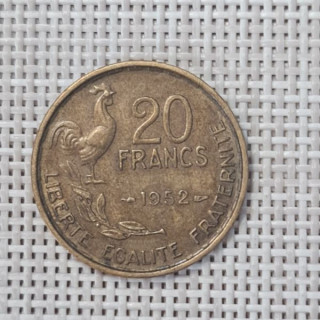 France 20 Francs 1952 KM-917 VF