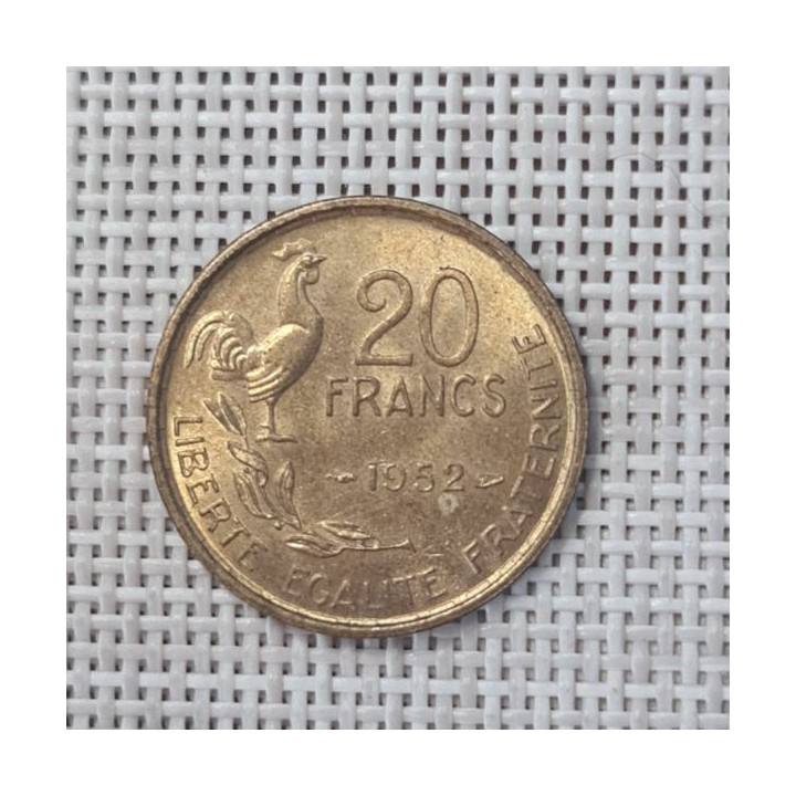 France 20 Francs 1952 KM-917 XF