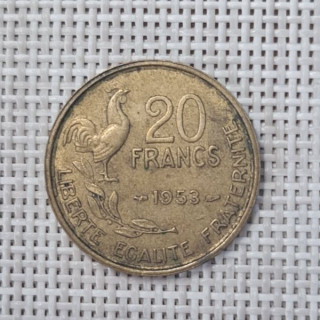 France 20 Francs 1953 KM-917 VF