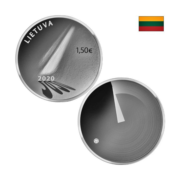 Lithuania 1,50 Euro 2020 "Hope" KM-254 UNC