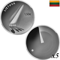 Lithuania 1,50 Euro 2020 "Hope" KM-254 Bag