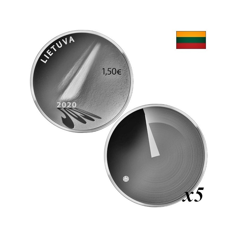 Lithuania 1,50 Euro 2020 "Hope" KM-254 Bag