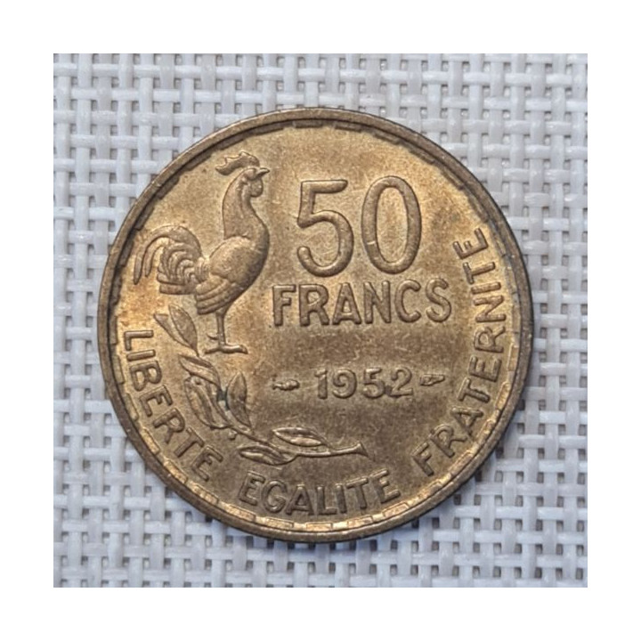 France 50 Francs 1952 KM-918 XF