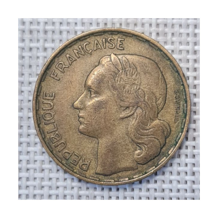 France 50 Francs 1954 "B" KM-918 VF