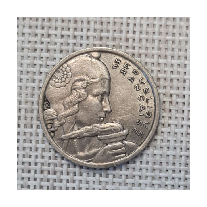 France 100 Francs 1954 "B" KM-919 VF