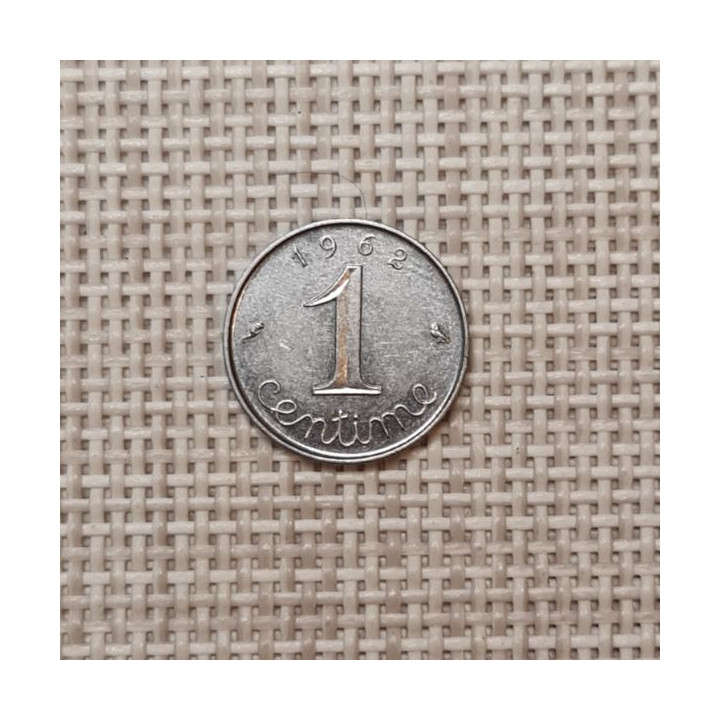 France 1 Centime 1962 KM-928 VF