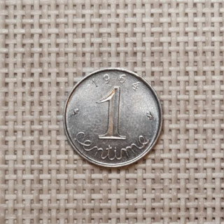 France 1 Centime 1964 KM-928 VF
