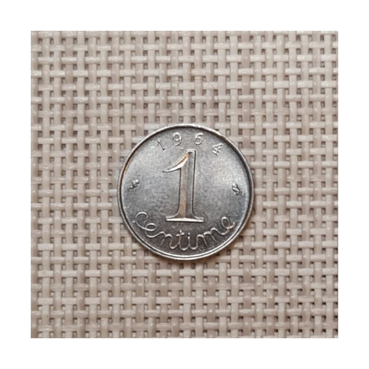 France 1 Centime 1964 KM-928 VF