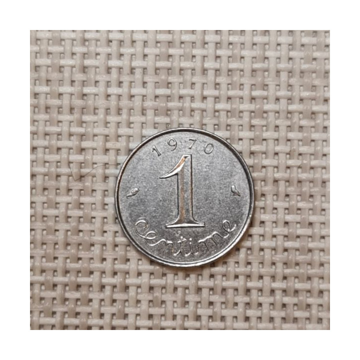 France 1 Centime 1970 KM-928 VF