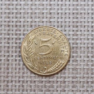 France 5 Centimes 1985 KM-933 VF