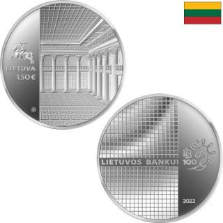 Lithuania 1,50 Euro 2022 "Bank" KM-272 UNC