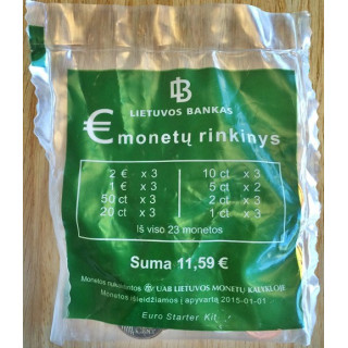 Lithuania Euro STARTER KIT 2015 (Bag)
