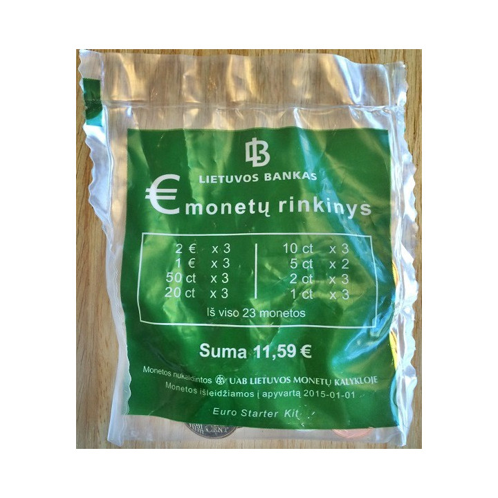 Lithuania Euro STARTER KIT 2015 (Bag)