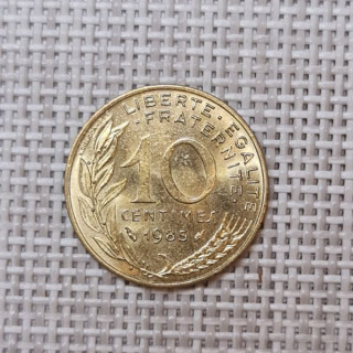France 10 Centimes 1985 KM-929 VF