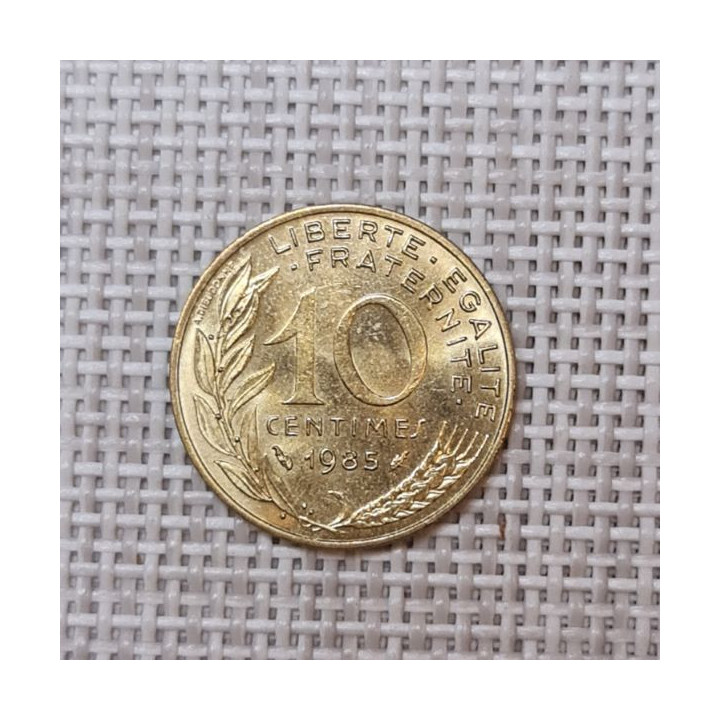 France 10 Centimes 1985 KM-929 VF