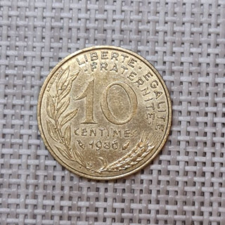 France 10 Centimes 1986 KM-929 VF
