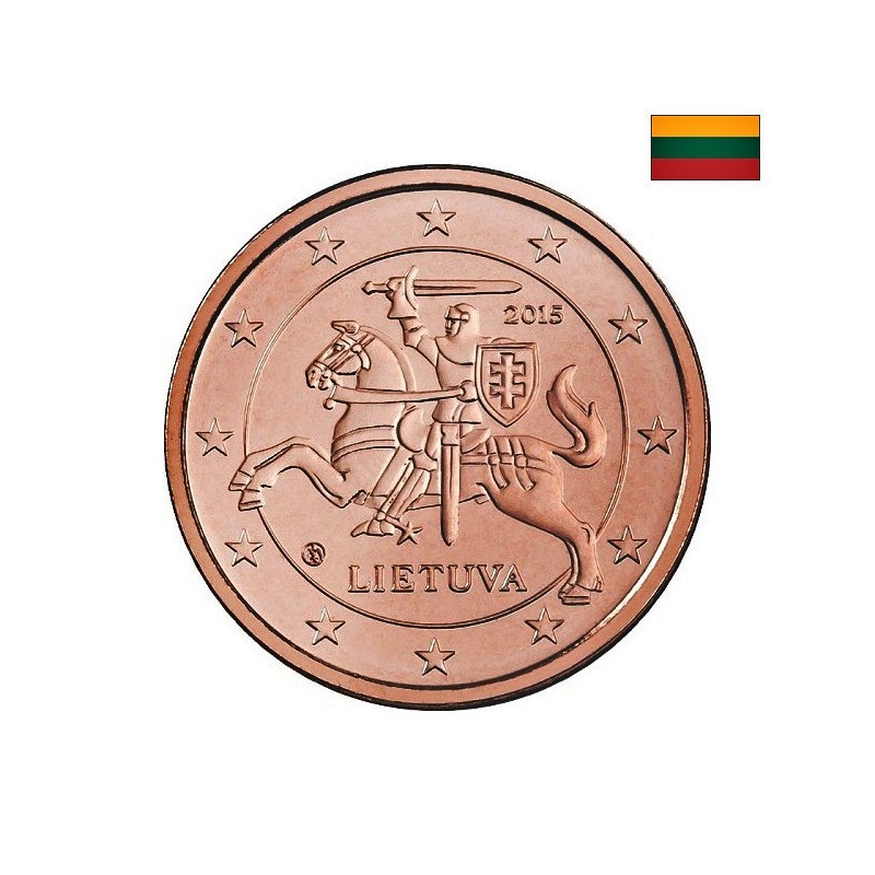 Lithuania 2 Euro Cent 2015 KM-206 UNC