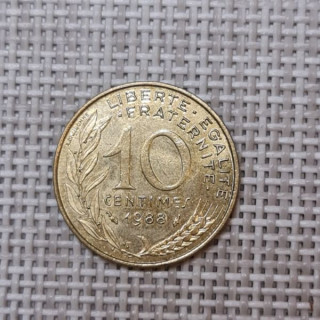 France 10 Centimes 1988 KM-929 VF