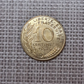 France 10 Centimes 1992 KM-929 VF