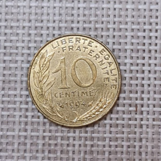 France 10 Centimes 1994 KM-929 VF