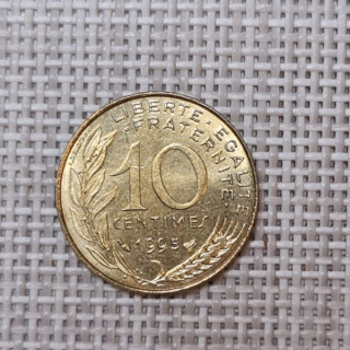 France 10 Centimes 1995 KM-929 VF