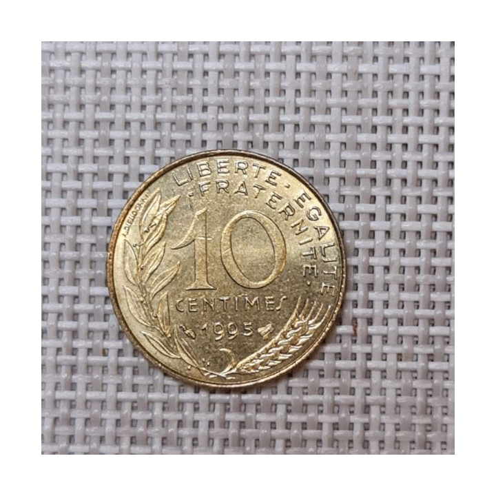 France 10 Centimes 1995 KM-929 VF