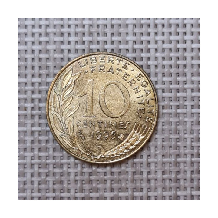 France 10 Centimes 1996 KM-929 VF