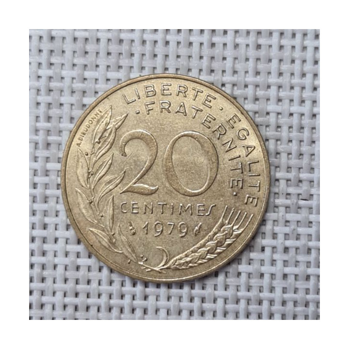 France 20 Centimes 1979 KM-930 VF