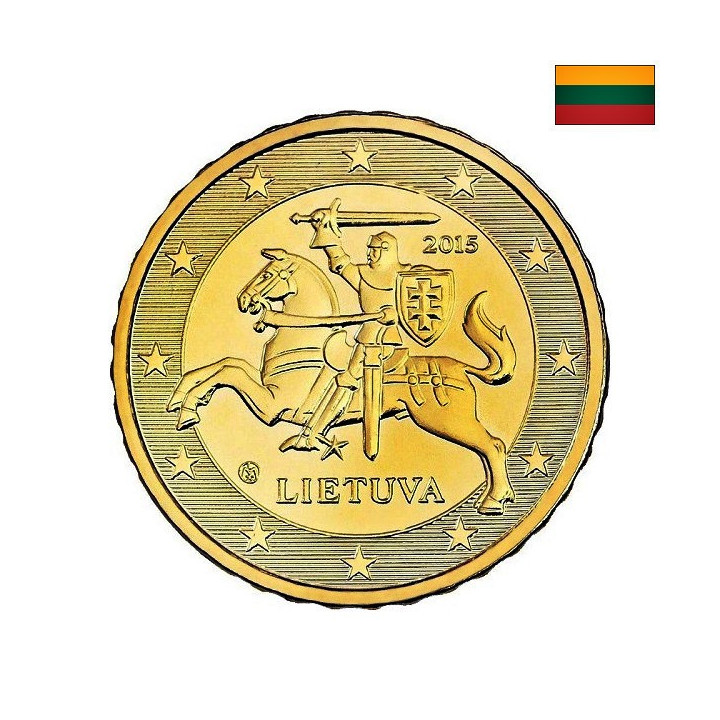 Lithuania 50 Euro Cent 2015 KM-210 UNC
