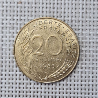 France 20 Centimes 1985 KM-930 VF