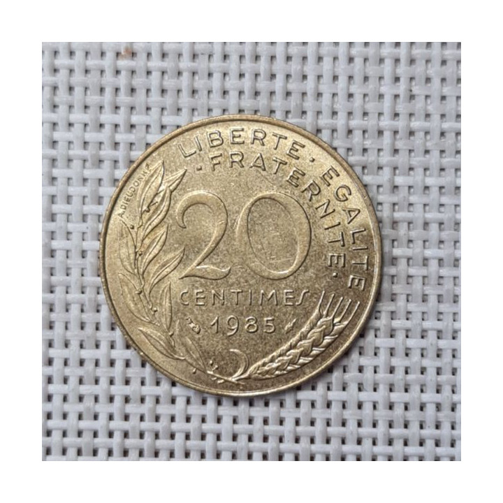 France 20 Centimes 1985 KM-930 VF