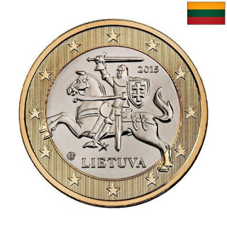 Lithuania 1 Euro 2015 KM-211 UNC