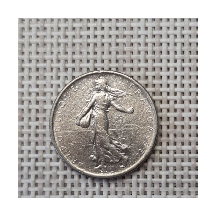 France 1/2 Franc 1970 KM-931 VF