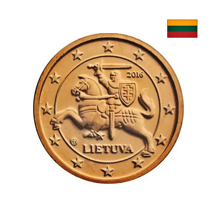 Lithuania 1 Euro Cent 2016 KM-205 UNC