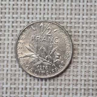 France 1/2 Franc 1978 KM-931 VF