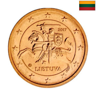 Lithuania 2 Euro Cent 2017 KM-206 UNC