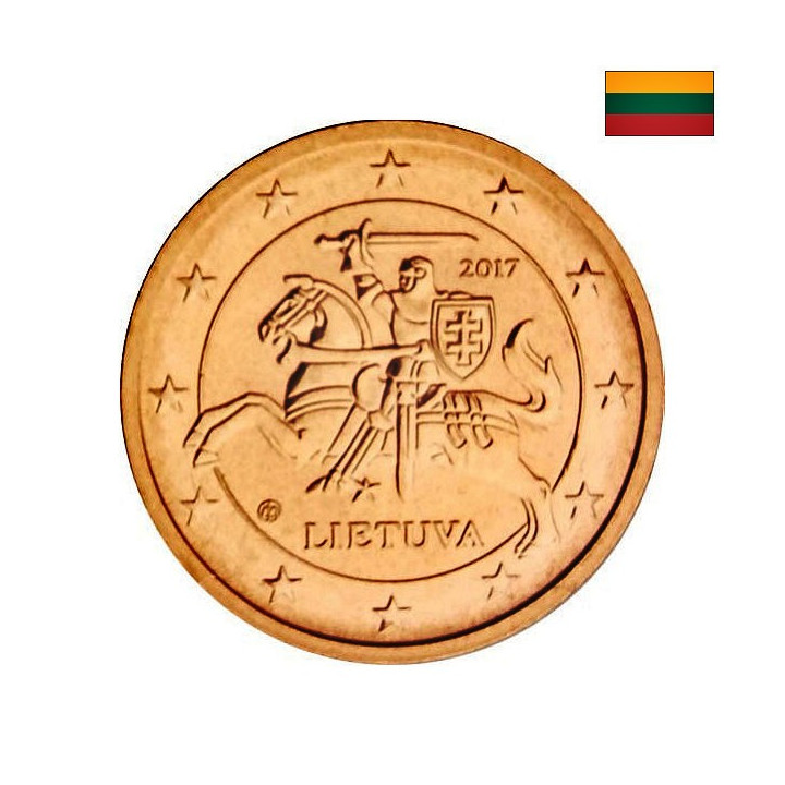 Lithuania 2 Euro Cent 2017 KM-206 UNC