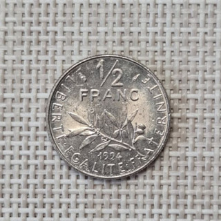 France 1/2 Franc 1994 KM-931 VF