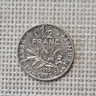 France 1/2 Franc 1995 KM-931 VF