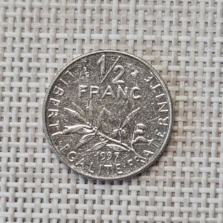 France 1/2 Franc 1997 KM-931 VF