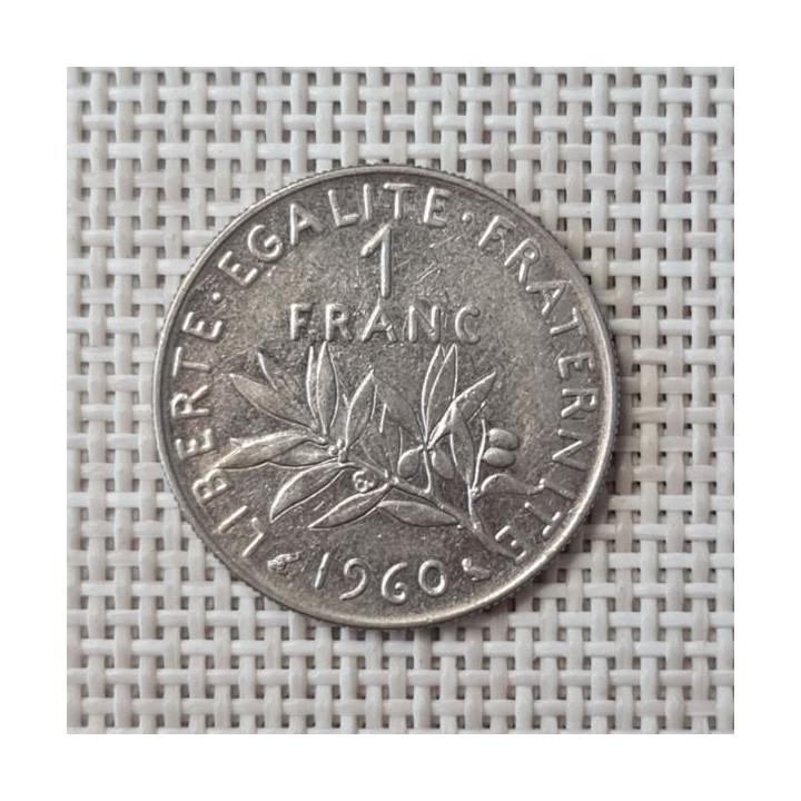 France 1 Franc 1960 KM-925 VF