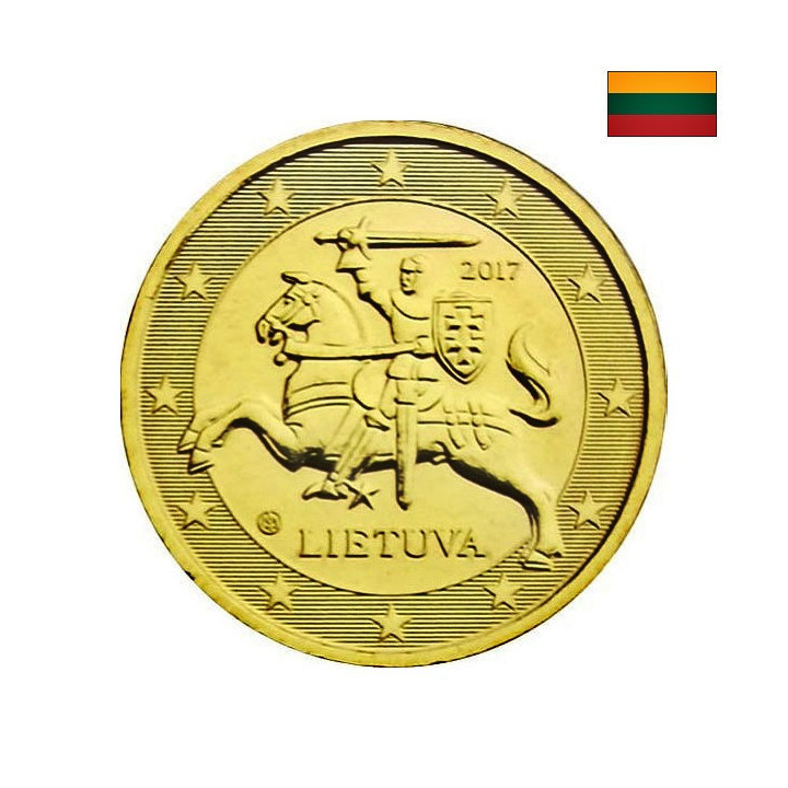 Lithuania 10 Euro Cent 2017 KM-208 UNC