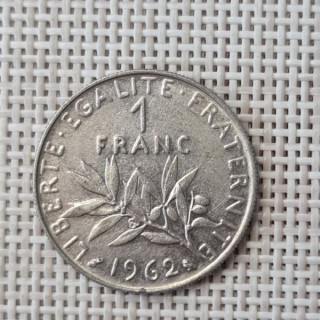 France 1 Franc 1962 KM-925 VF