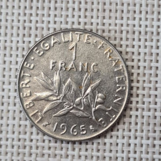 France 1 Franc 1965 KM-925 VF