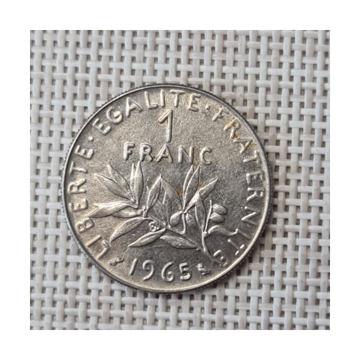 France 1 Franc 1965 KM-925 VF