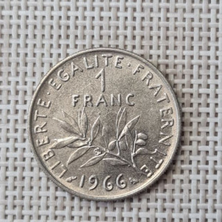 France 1 Franc 1966 KM-925 VF