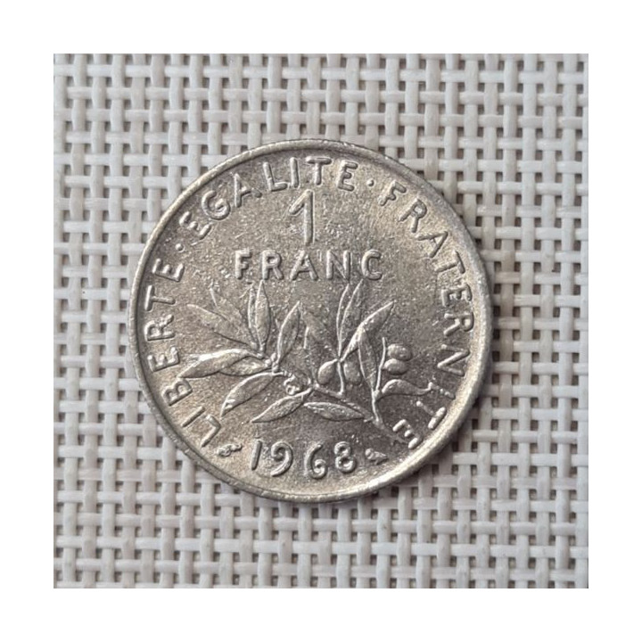 France 1 Franc 1968 KM-925 VF