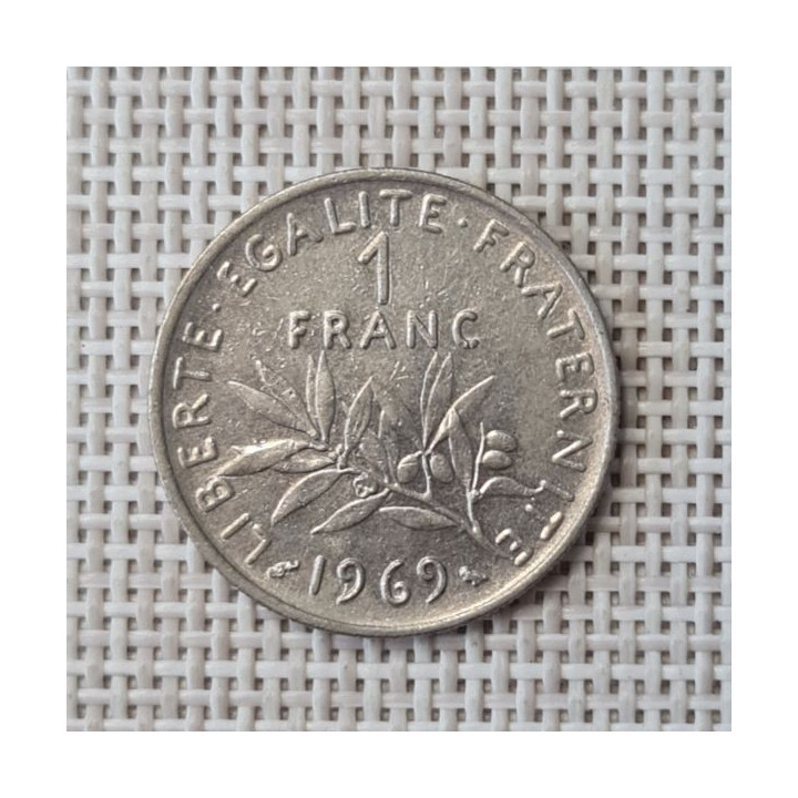 France 1 Franc 1969 KM-925 VF