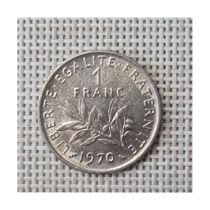 France 1 Franc 1970 KM-925 VF